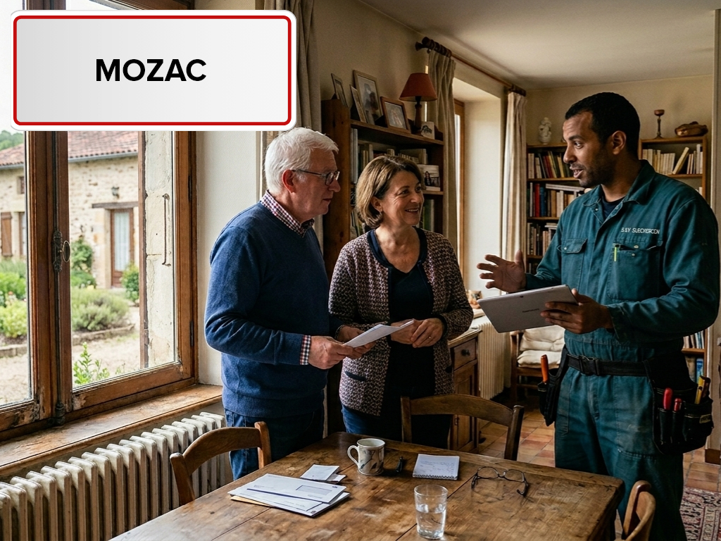 Installation de pompe à chaleur à Mozac (63200) dans le Puy-de-Dôme